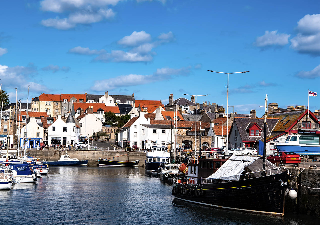 The harbour in Anstruther Scotland