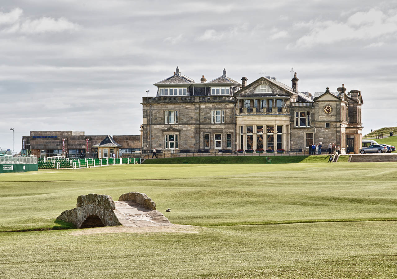 The Old Course golf course at St Andrews