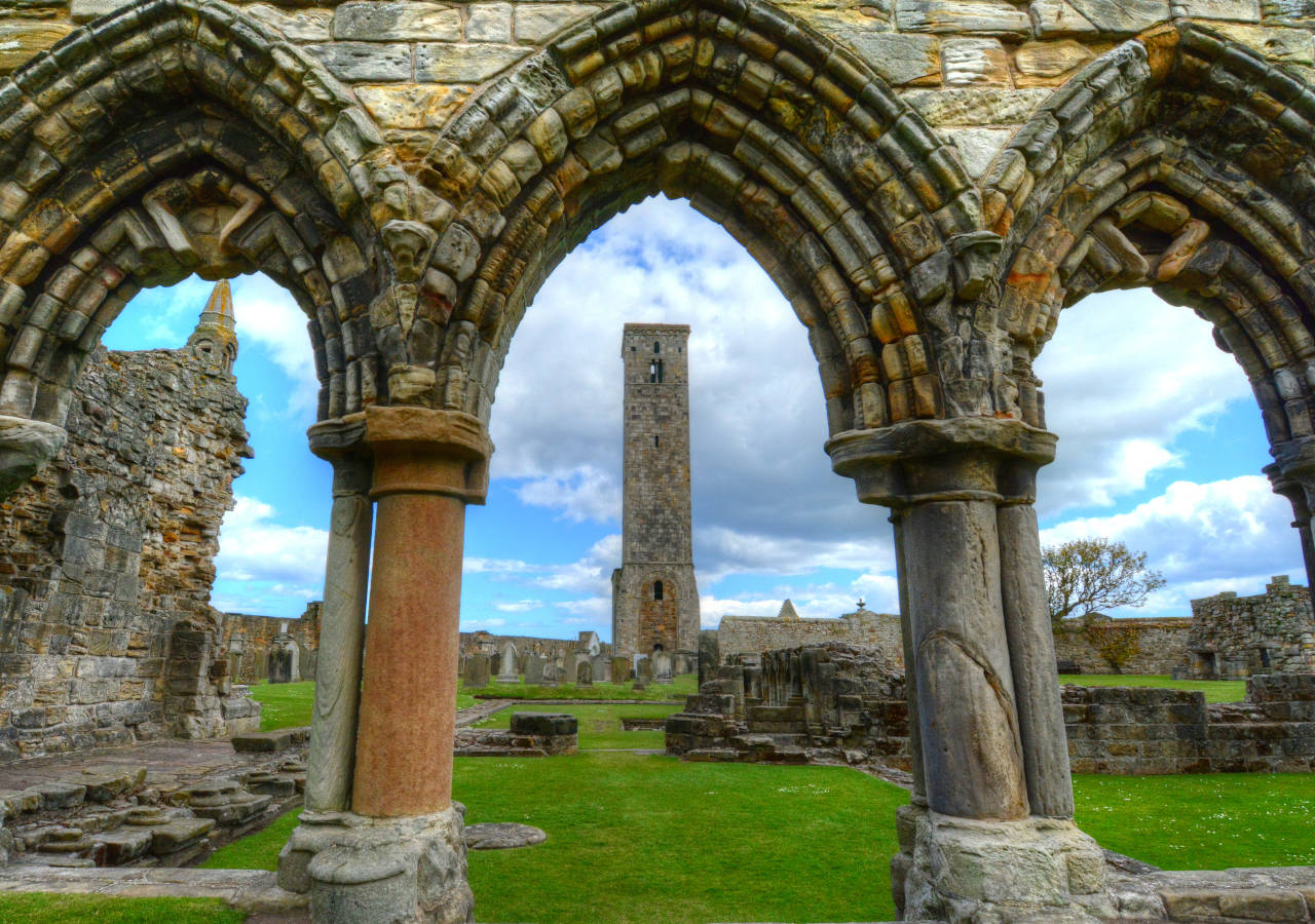 Arches of St Andrews Cathedral