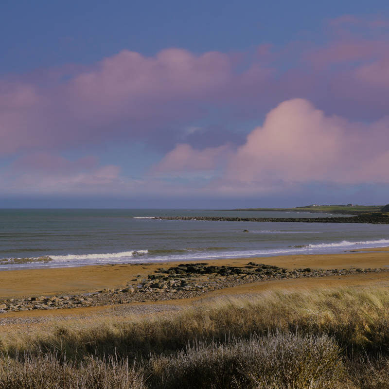 A view of kingsbarns beach, Fife, Scotland.