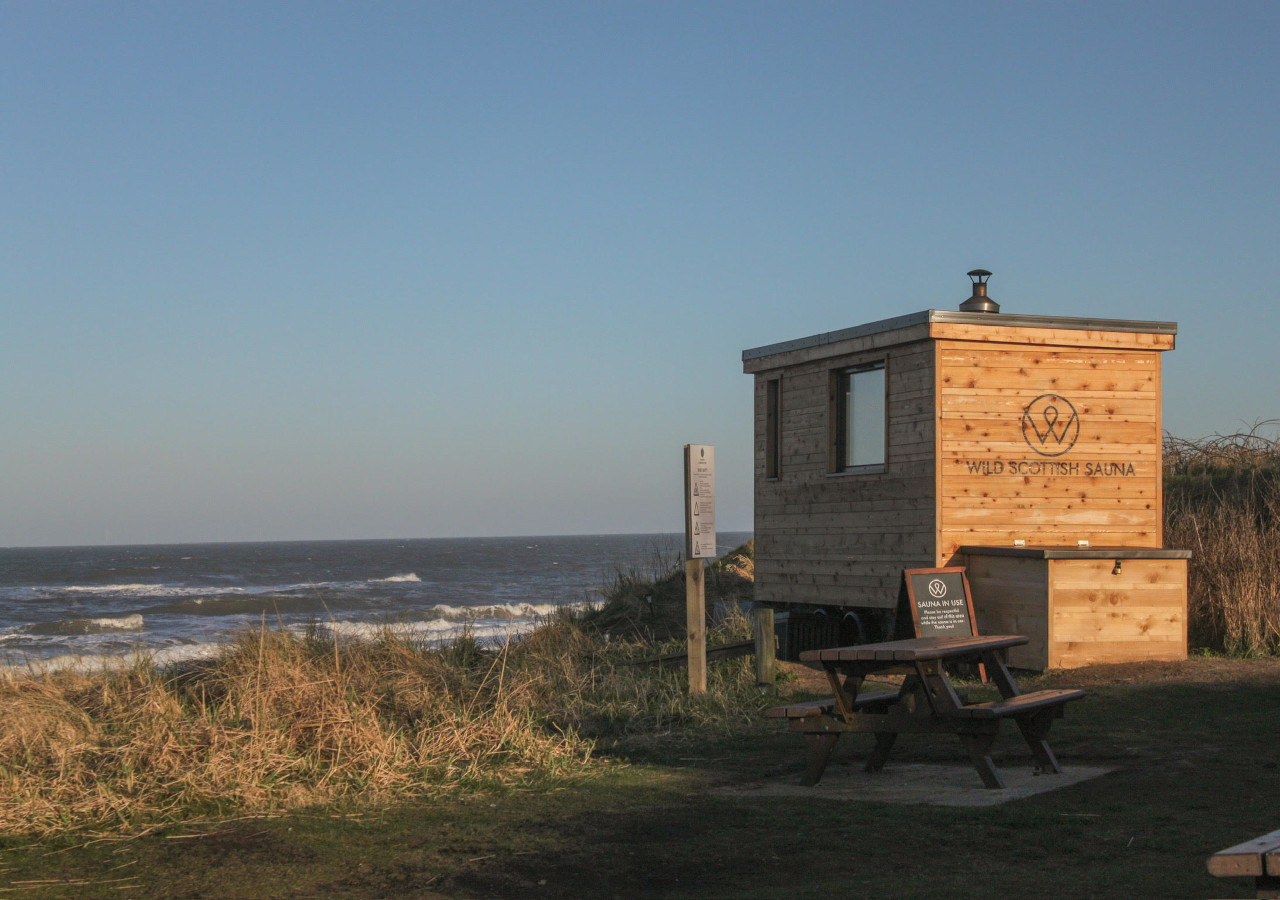 Wild sauna in Fife, Scotland