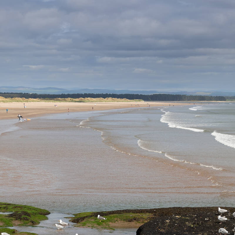 A serene day at St Andrews West Sands